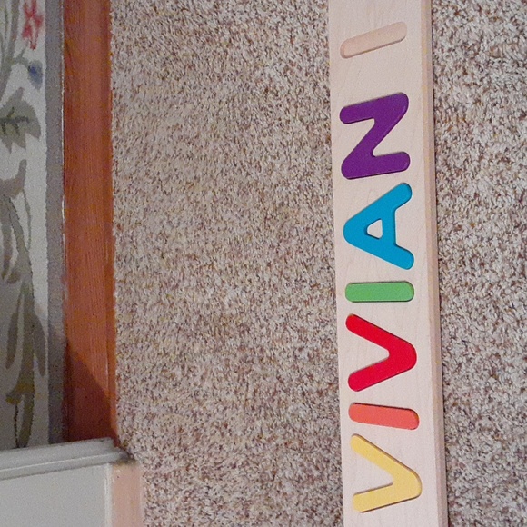 EUC! Multi Color, Wood, PUZZLE - Picture 2 of 2